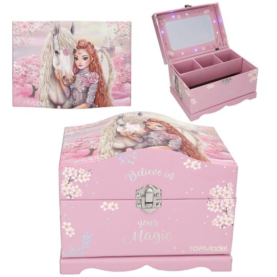 Top Model - Jewellery Box with Light Viva Violet