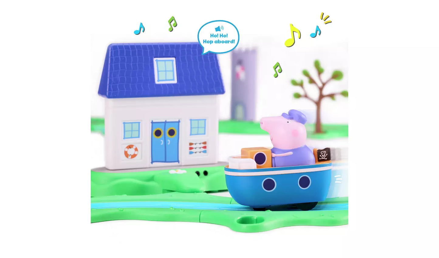 Peppa Pig - Whizz Around Bobbing Along Boat Trip Playset