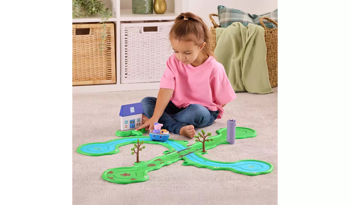 Peppa Pig - Whizz Around Bobbing Along Boat Trip Playset