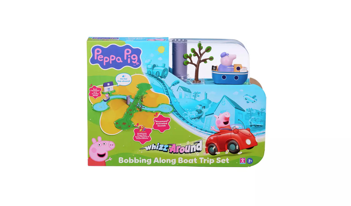 Peppa Pig - Whizz Around Bobbing Along Boat Trip Playset