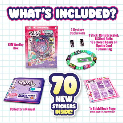 Sticki Rolls - Sticker Bracelet Making Set
