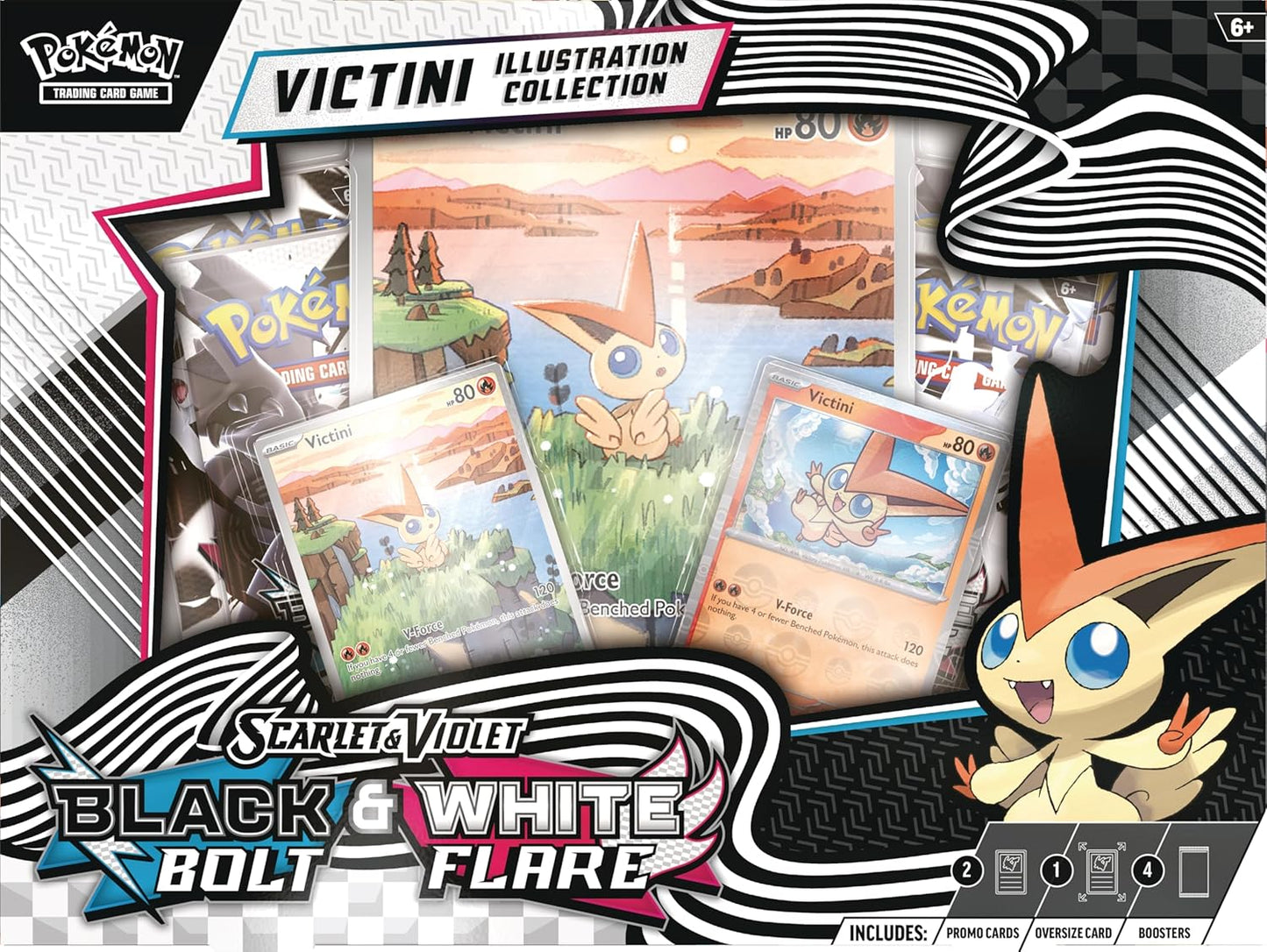 Pokemon TCG - Scarlet & Violet - Black Bolt & White Flare - Victini Illustration Collection