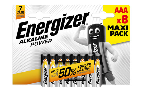 AAA Energizer Alkaline Power 8 Pack