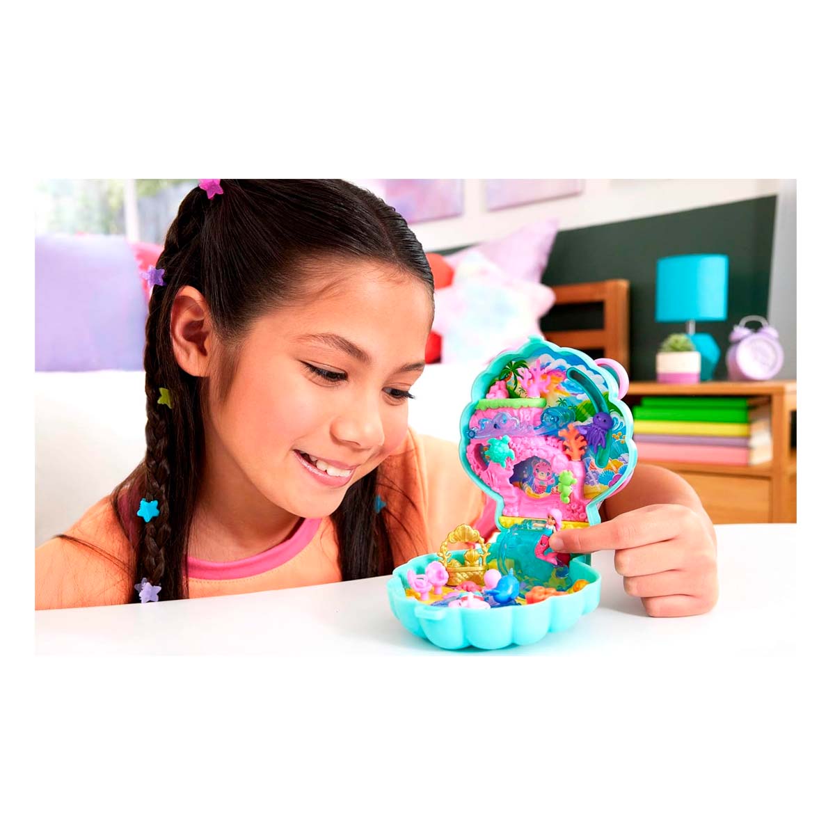 Mattel - Polly Pocket Glitter Island Compact