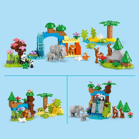 LEGO Duplo - 3 in 1 Wild Animals Families (10446)