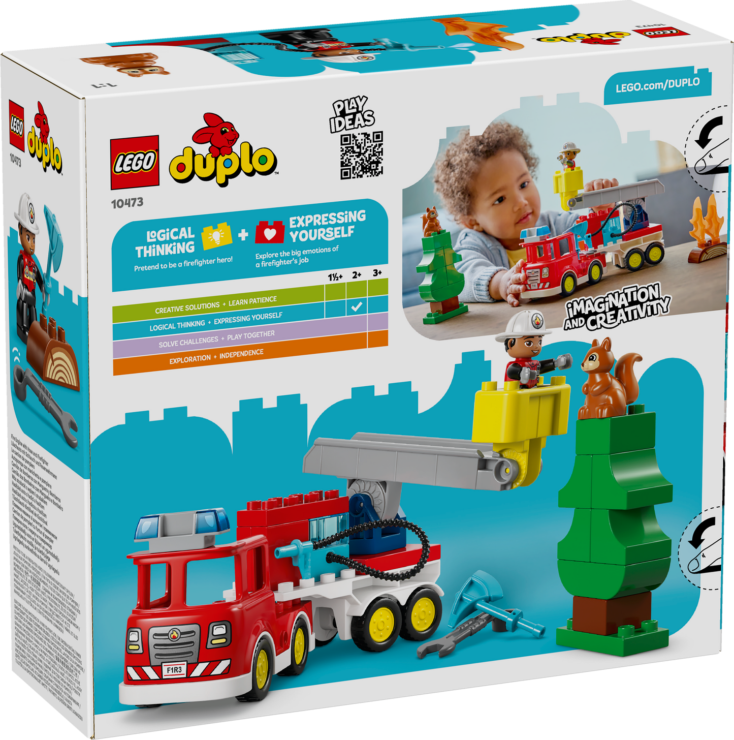 LEGO Duplo - Fire Truck with Hose and Firefighter (10473)