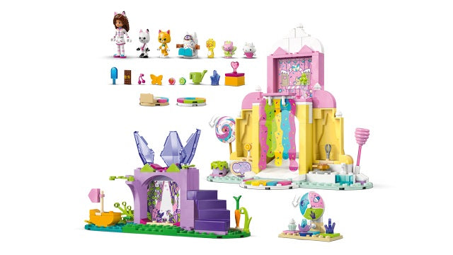 LEGO Gabby´s Dollhouse - Sweet Treat Mountain and Kitty Garden (11205)
