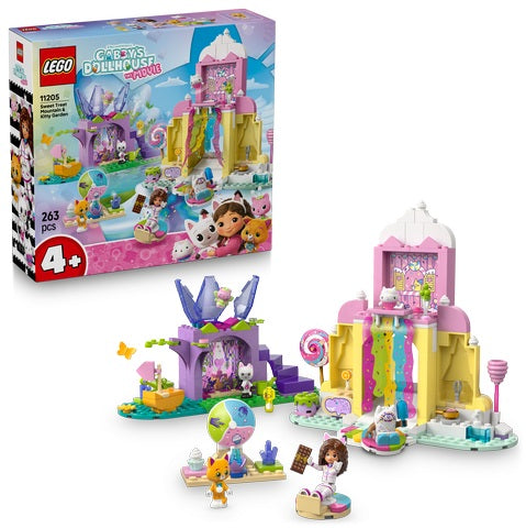 LEGO Gabby´s Dollhouse - Sweet Treat Mountain and Kitty Garden (11205)