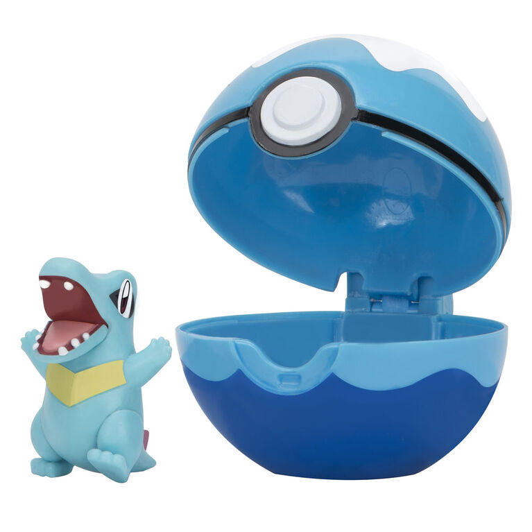 Pokemon Clip N Go - Totodile & Dive Ball