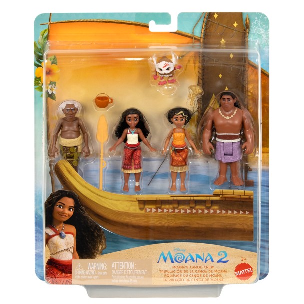 Moana 2 - Moana's Boat Crew Play Set