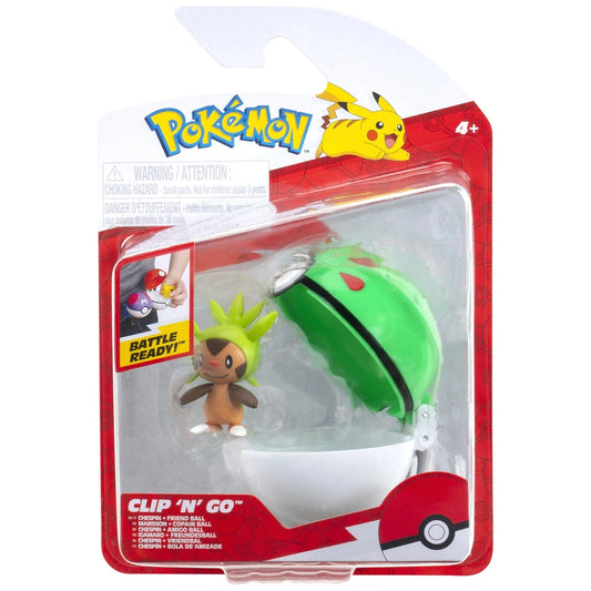 Pokemon Clip N Go - Chespin & Friend Ball
