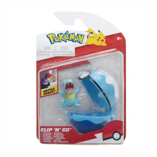 Pokemon Clip N Go - Totodile & Dive Ball