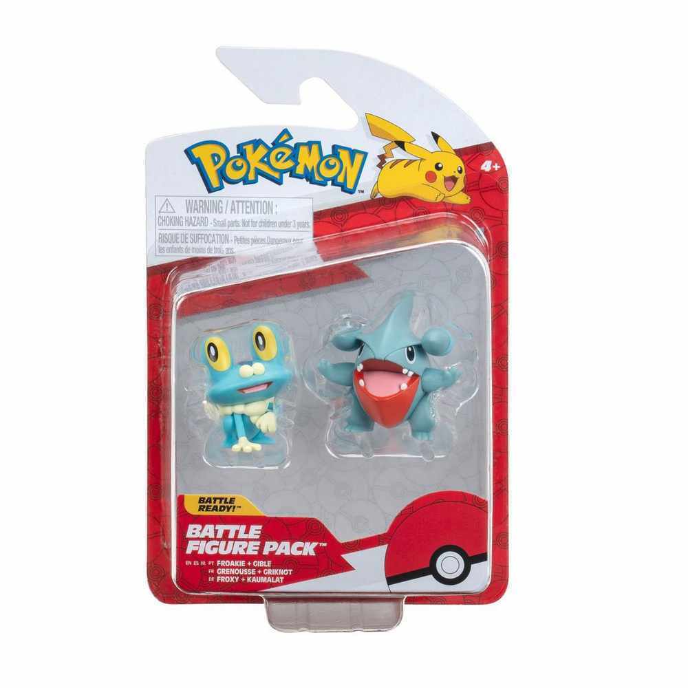 Pokemon Battle Figures - Gible & Froakie