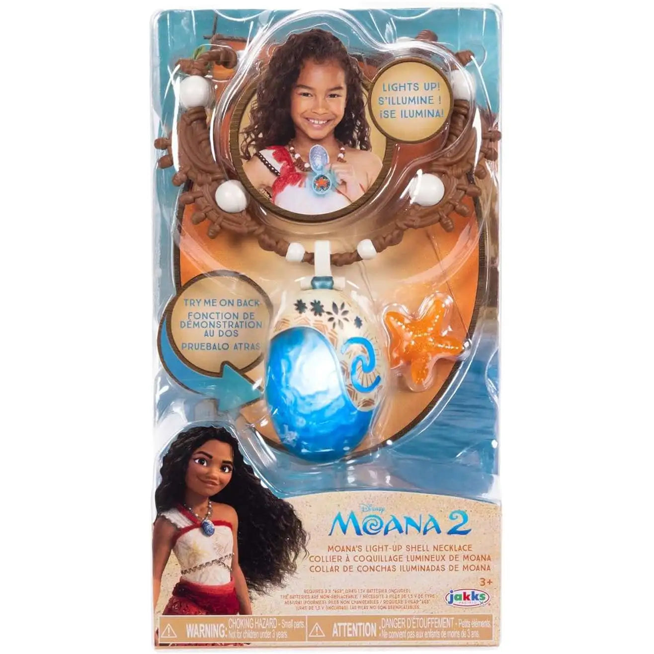 Moana 2 - Light Up Seastar Necklace