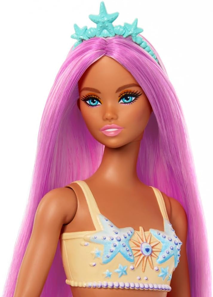 Barbie - Mermaid Doll - Soft Orange Tail