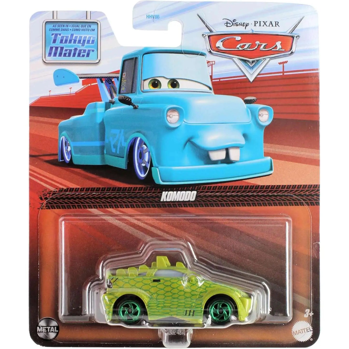 Disney Cars - Die-Cast Single Cars - Komodo
