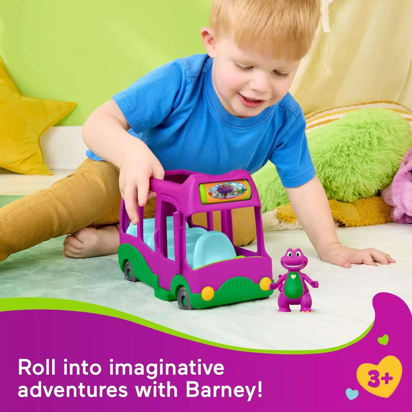 Fisher-Price - Barney's Adventure Bus