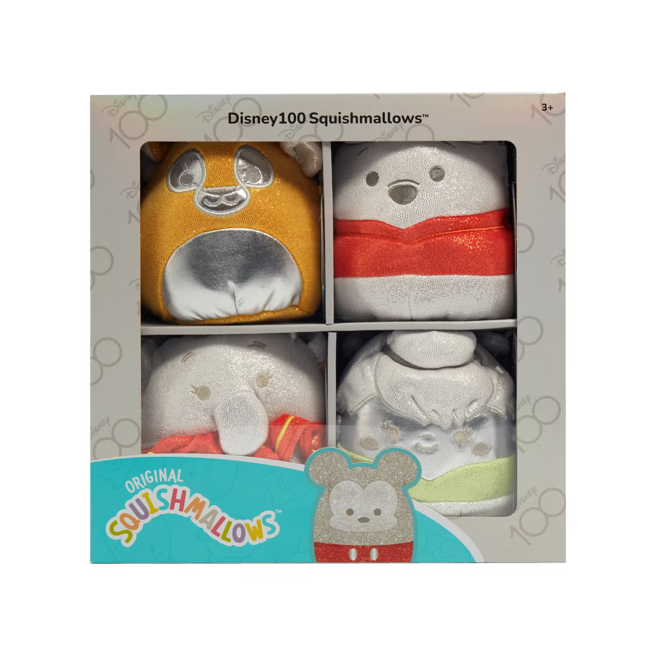 Squishmallows 5" Disney - 100th Anniversary - Classics - 4 Pack