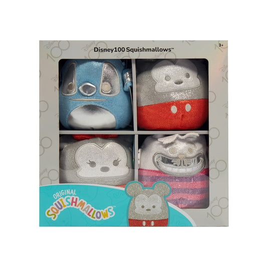 Squishmallows 5" Disney - 100th Anniversary - Mickey & Friends - 4 Pack