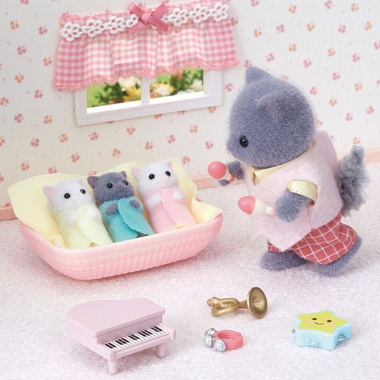 Slyvanian Families - Persian Cat Triplets