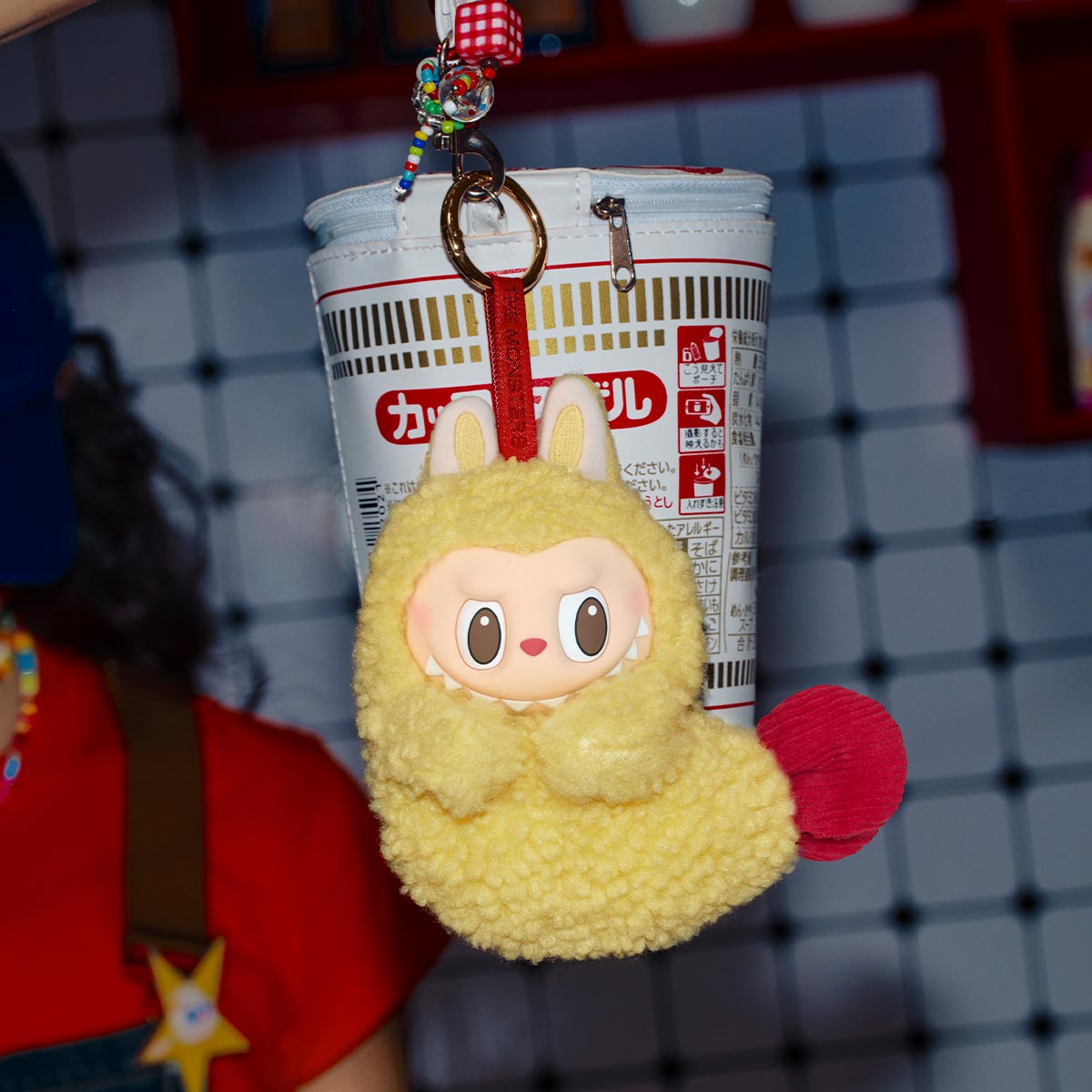 Labubu - Fried Shrimp Plush Pouch