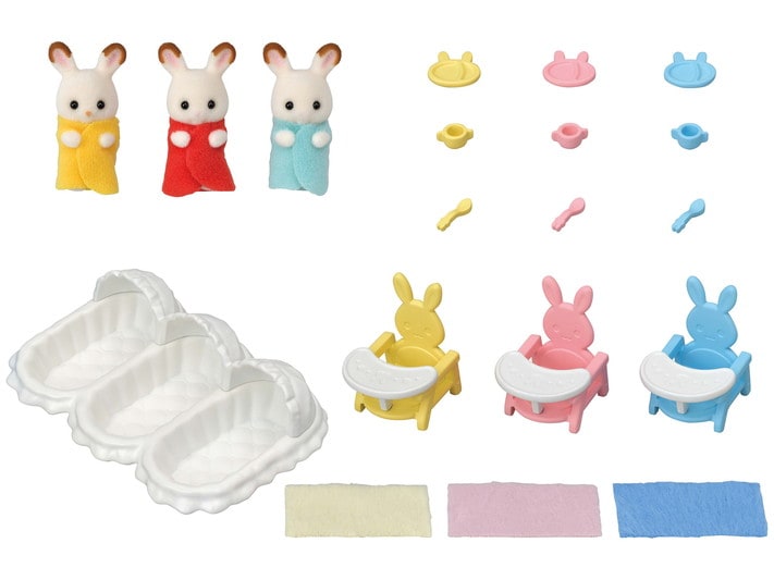 Slyvanian Families - Triplets Care Set