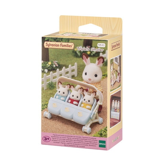 Slyvanian Families - Triplets Stroller
