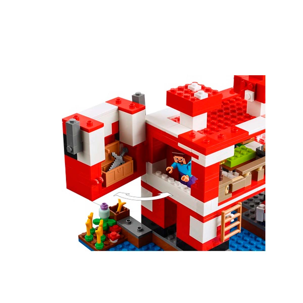 LEGO Minecraft - The Mooshroom House (21270)