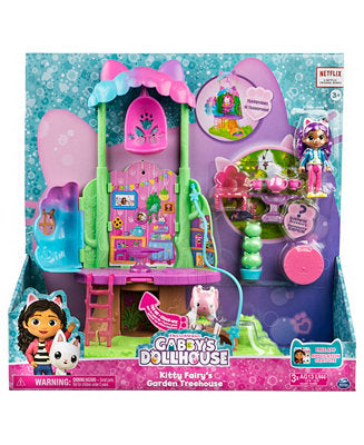 Gabby's Dollhouse - Queen Kitty Fairy's Garden Balcony Playset