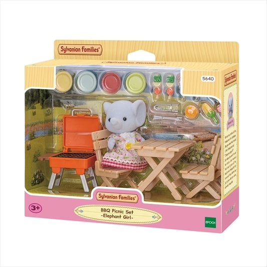 Slyvanian Families - BBQ Picnic Set - Elephant Girl