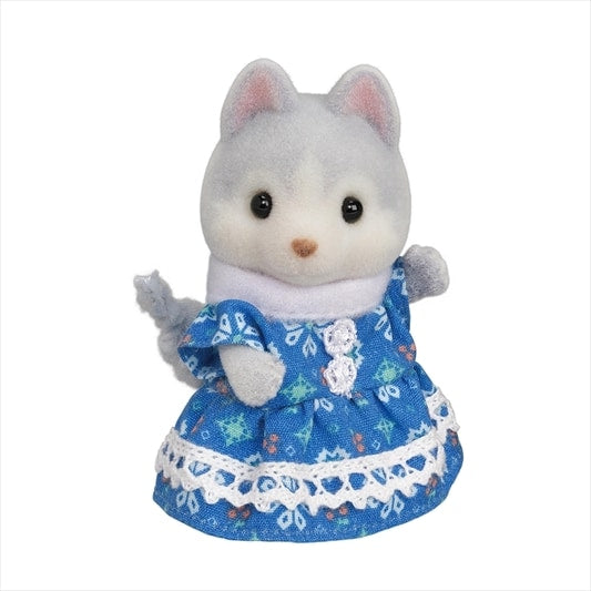 Slyvanian Families - Tandem Cycling Set - Husky Sister & Brother