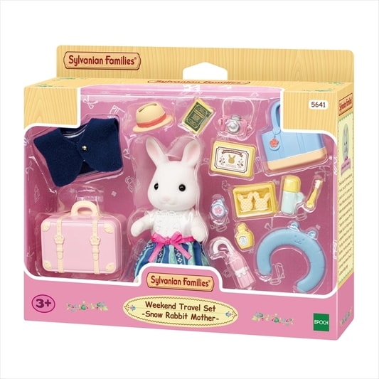 Slyvanian Families - Weekend Travel Set - Snow Rabbit Mother