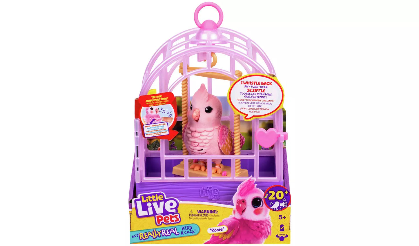 Little Live Pets - My Really Real Talking Bird Toy - Rosie