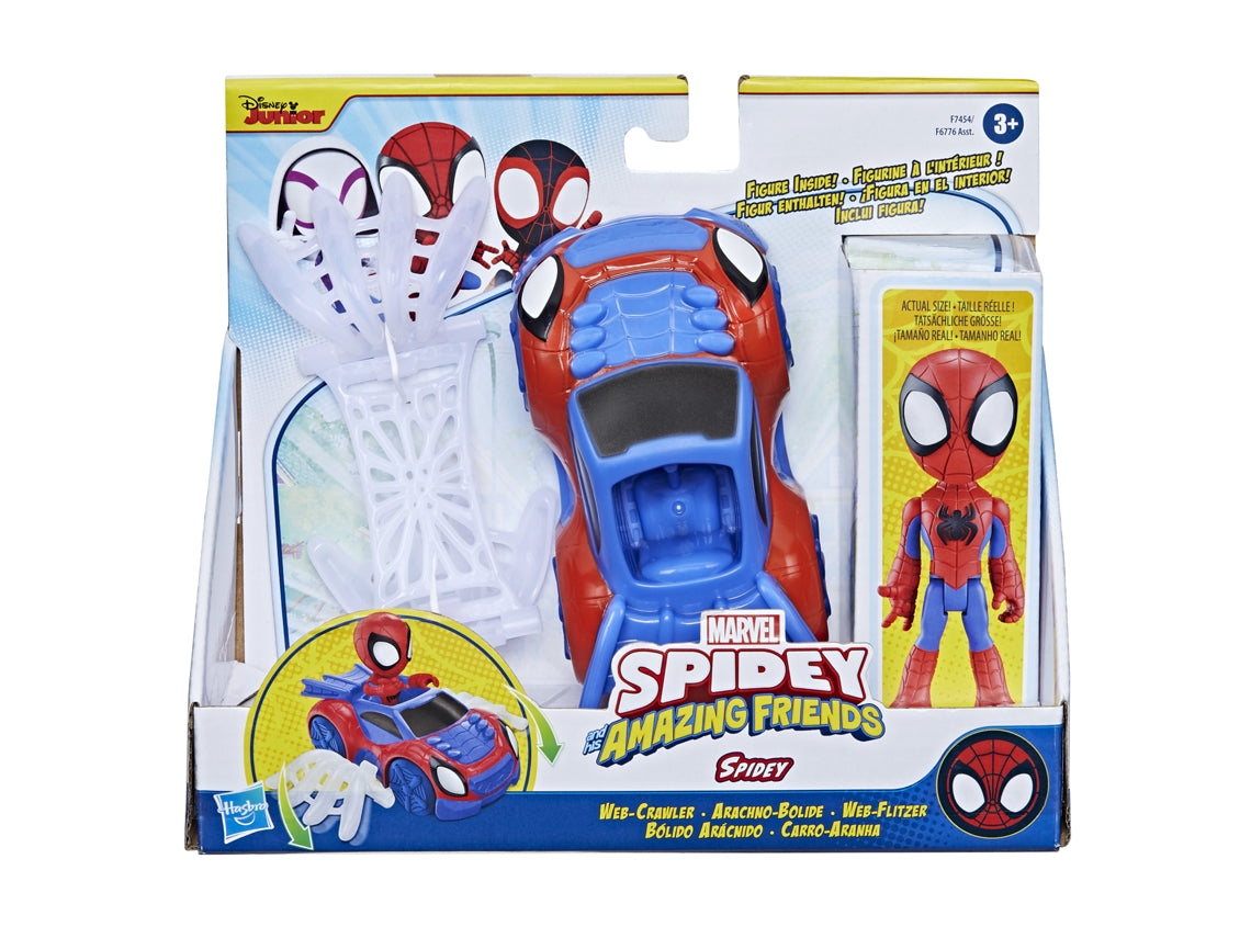 Spidey and His Amazing Friends - Vehicle and Figure Set - Spidey
