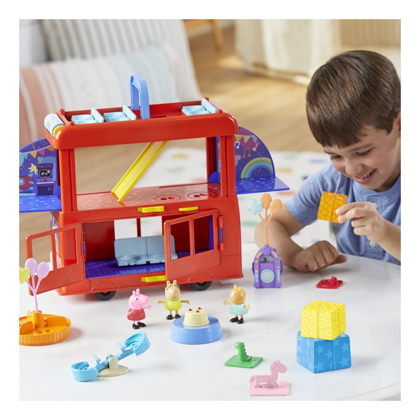 Peppa Pig - 2 in 1 Party Bus