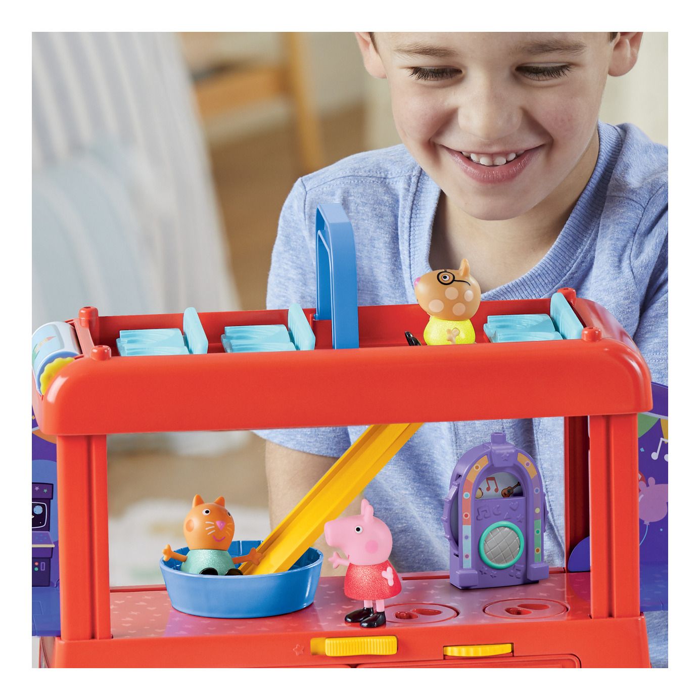 Peppa Pig - 2 in 1 Party Bus