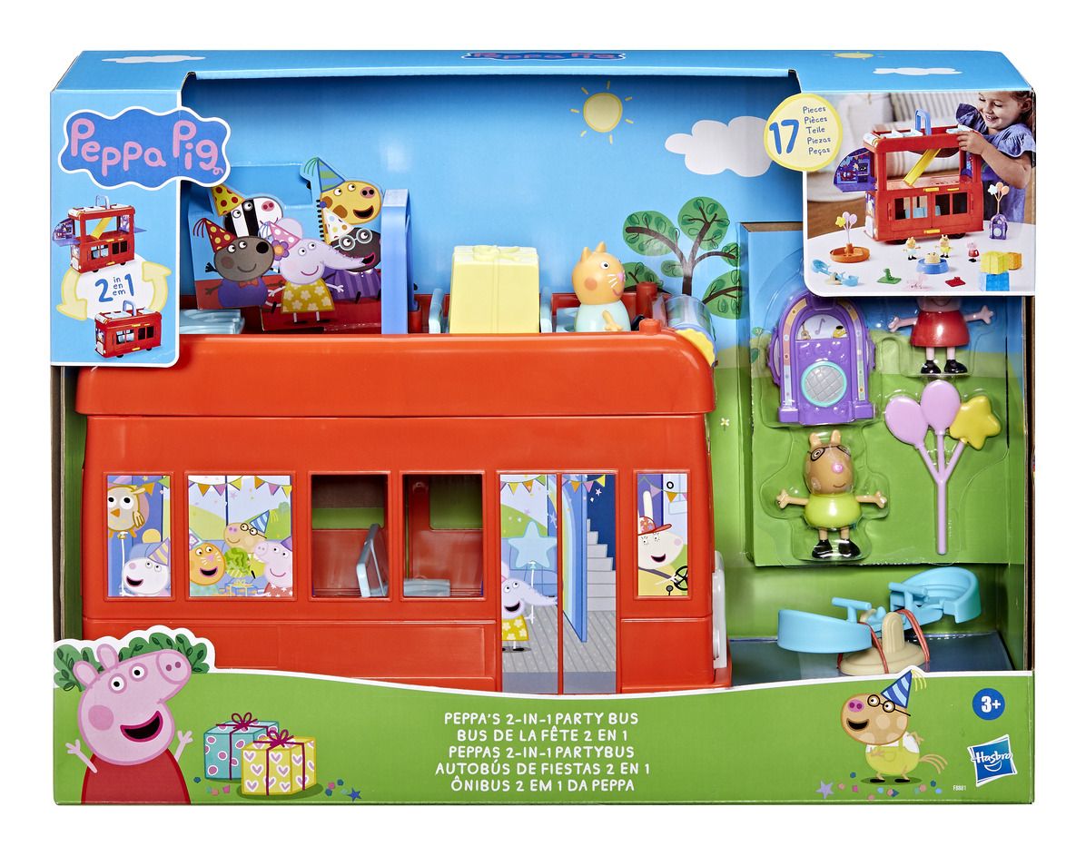 Peppa Pig - 2 in 1 Party Bus