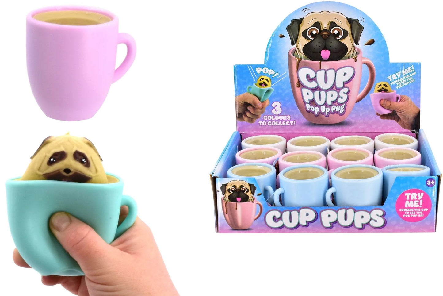 Cup Pups - Pop Up Pug