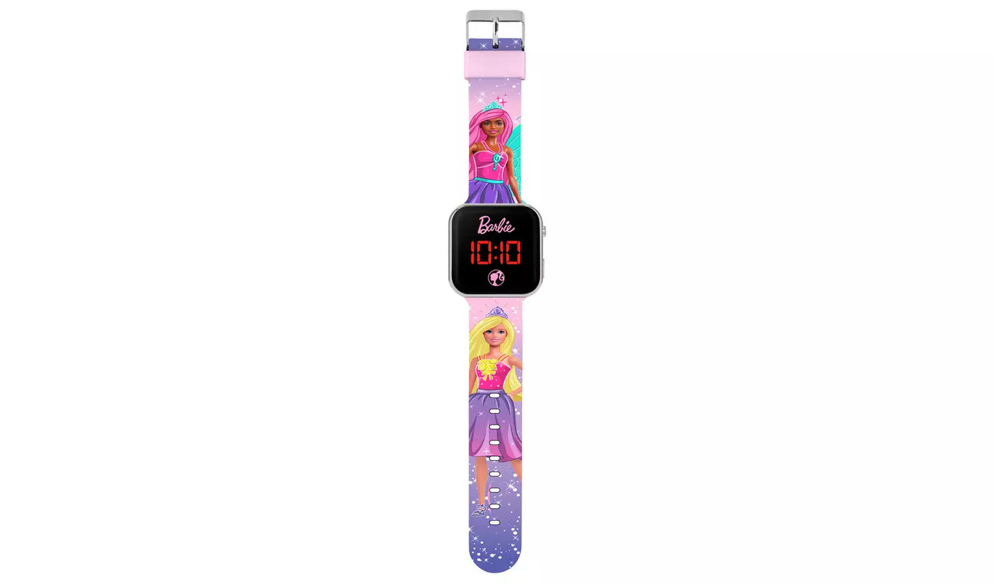 Barbie - Multicoloured Strap LED Watch