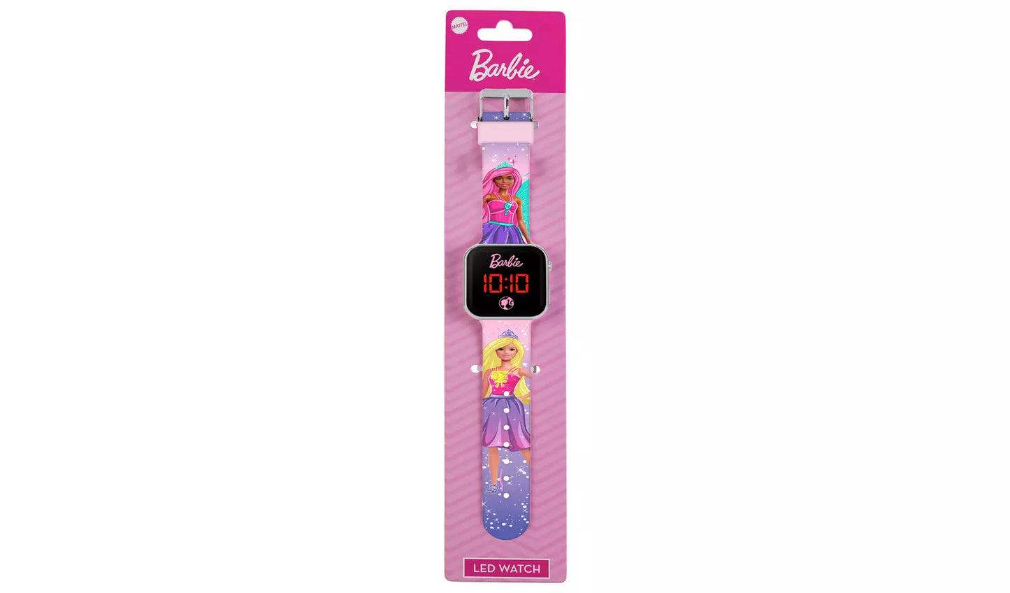 Barbie - Multicoloured Strap LED Watch