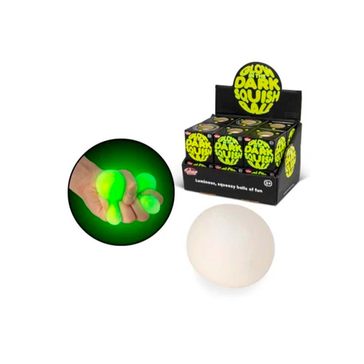 Scrunchems Glow In The Dark Squish Ball