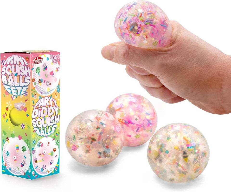 Scrunchems - Party - Diddy Squish Balls - 3 Pack
