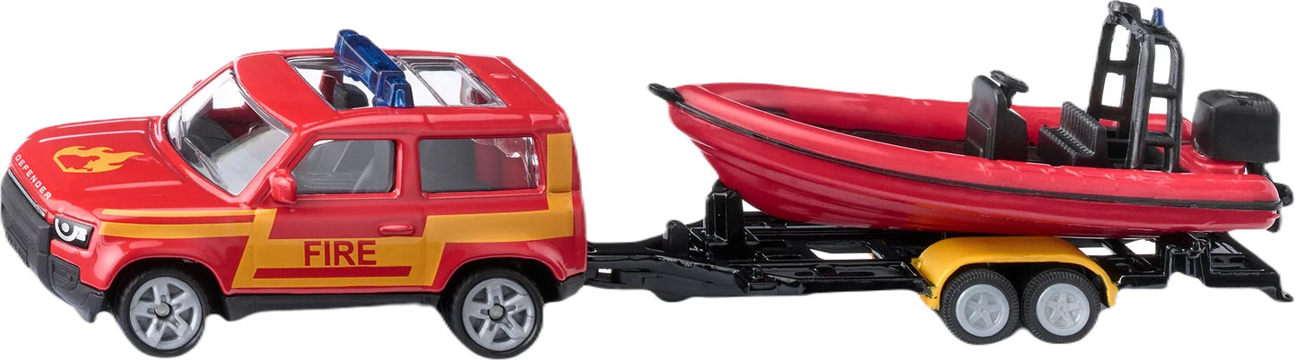 Siku - Land Rover Defender with Boat