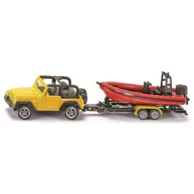 Siku - Jeep with Boat