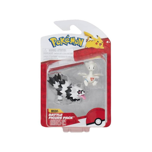 Pokemon - Battle Figures - Galarian Zigzagoon & Togetic