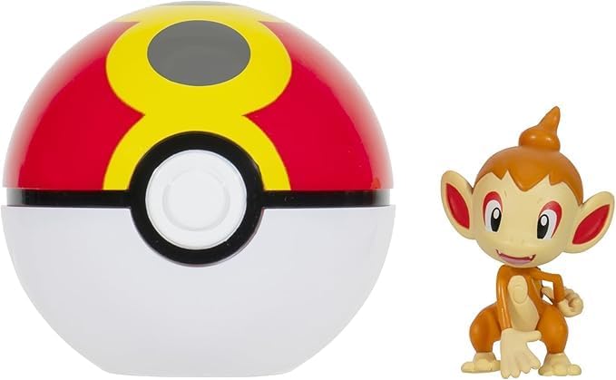 Pokemon Clip N Go - Chimchar & Repeat Ball