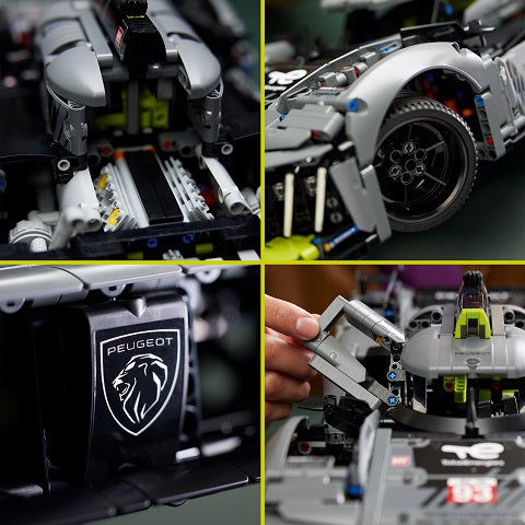LEGO Technic - PEUGEOT 9X8 24H Le Mans Hybrid Hypercar (42156)