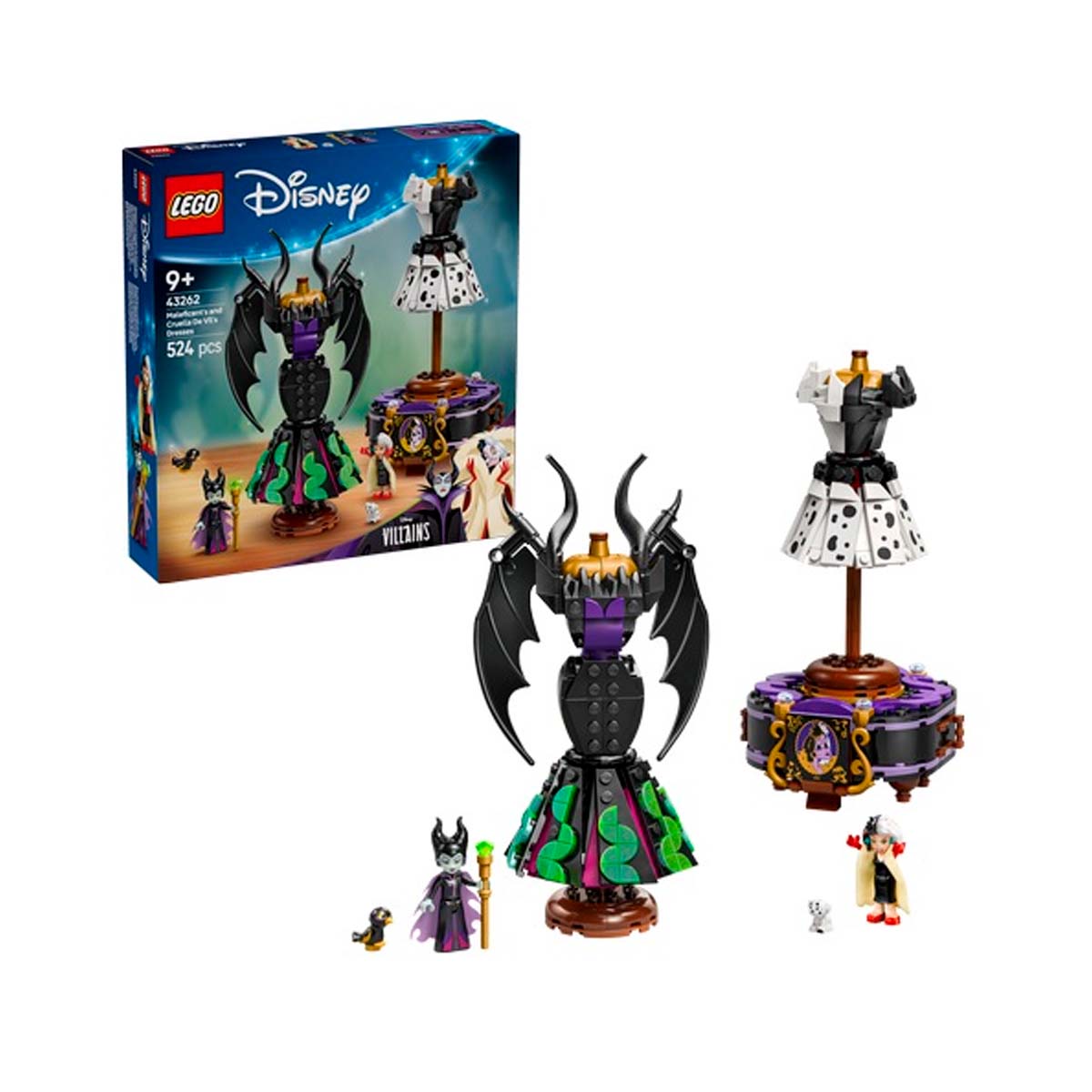 LEGO Disney - Maleficent´s and Cruella de Vil's Dresses (43262)