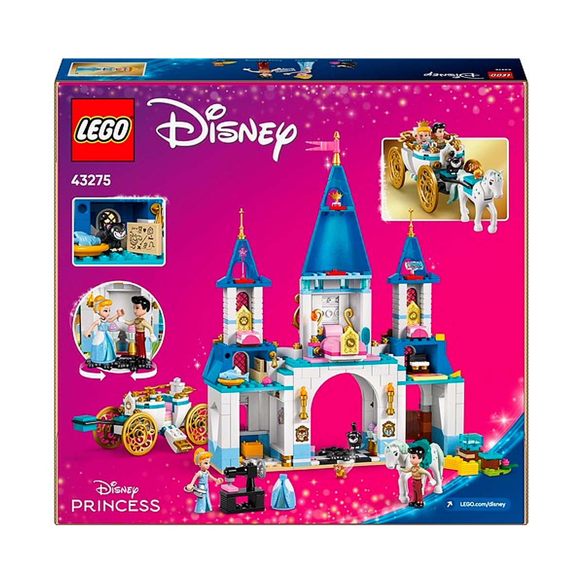 LEGO Disney - Cinderella Castle & Horse Carriage (43275)