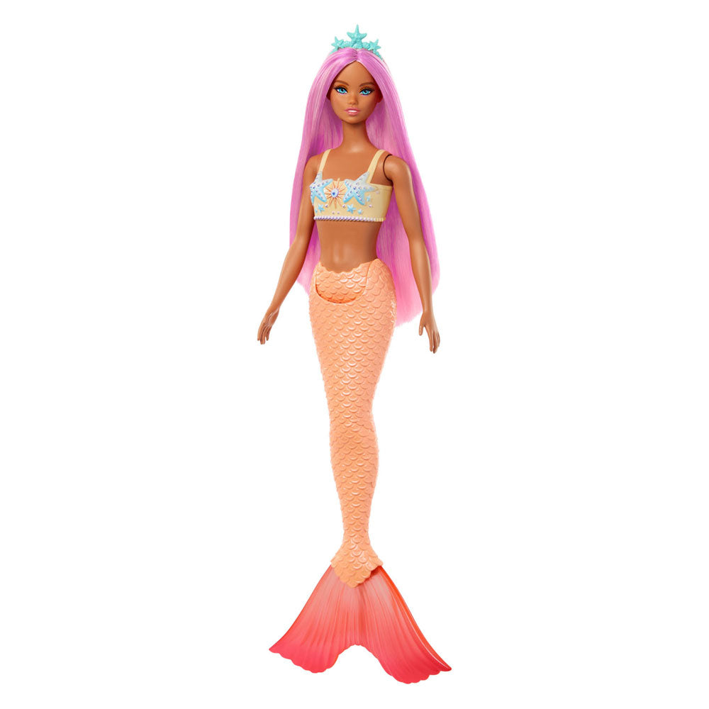 Barbie - Mermaid Doll - Soft Orange Tail